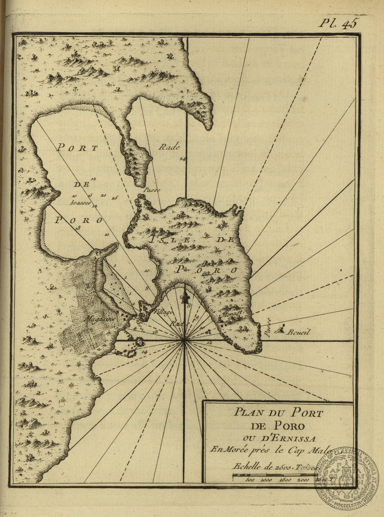 Plan du port de Poro ou d' Ernissa